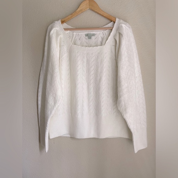Ryegrass Sweaters - Ryegrass Pointelle Soft Oversized Sweater NWT